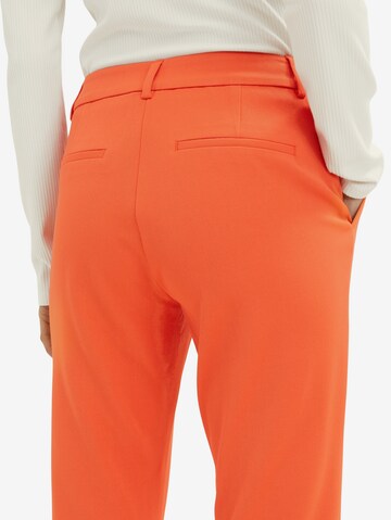 TOM TAILOR Regular Chino Pants 'Mia' in Orange