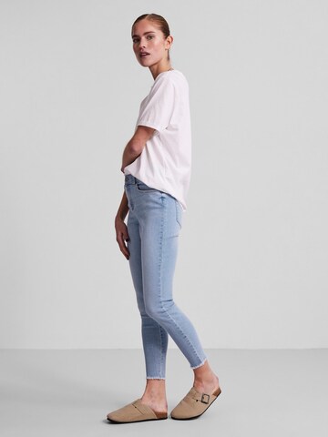 Skinny Jean 'Delly' PIECES en bleu