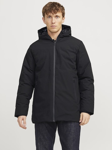 JACK & JONES Winterjas in Zwart: voorkant