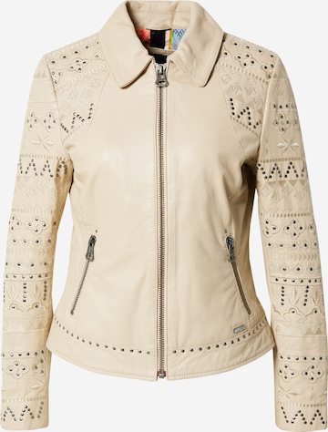 Maze Between-Season Jacket in Beige: front