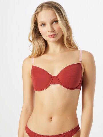 Dora Larsen T-shirt Bra 'ROSALIE' in Red: front