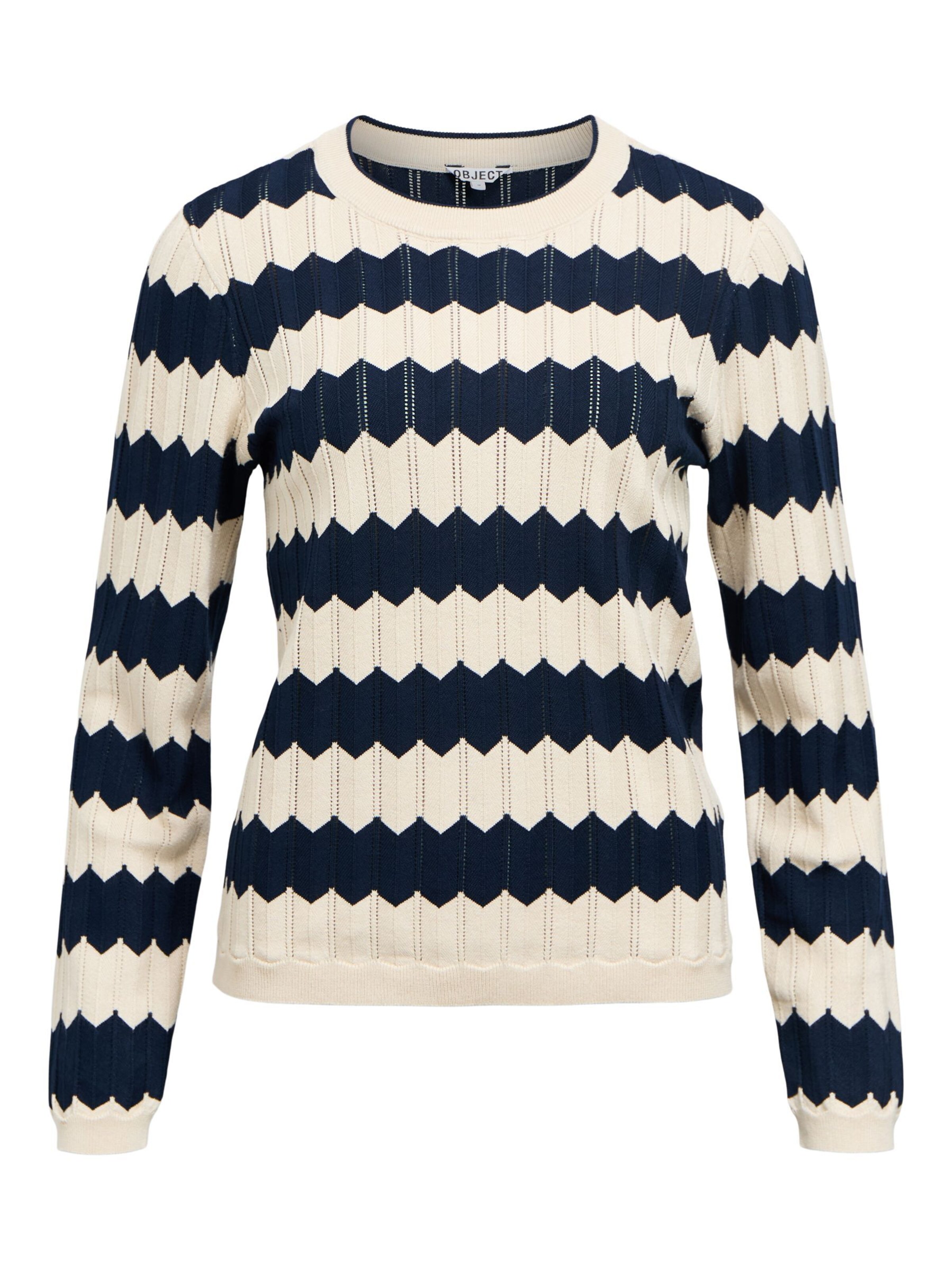 Pull-over 'OBJEbba' OBJECT en beige : devant