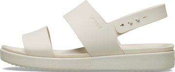 Crocs Sandaalit 'Brooklyn' värissä valkoinen: etupuoli