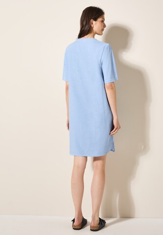CECIL Kleid 'Seersucker' in Blau