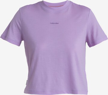 ICEBREAKER Performance Shirt 'Tech Lite III' in Purple: front