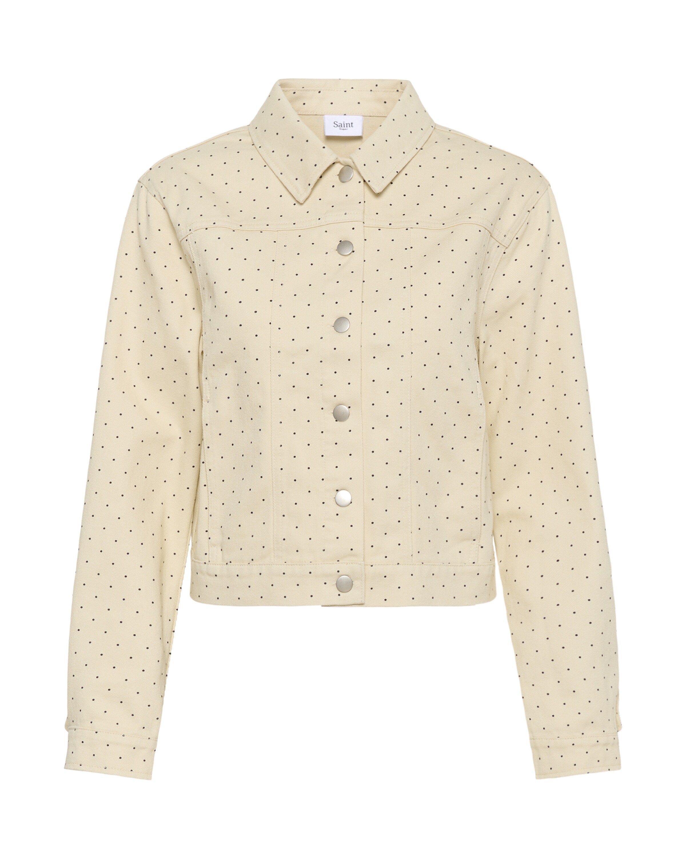 SAINT TROPEZ Overgangsjakke 'PatriciaSZ' i hvid: forside