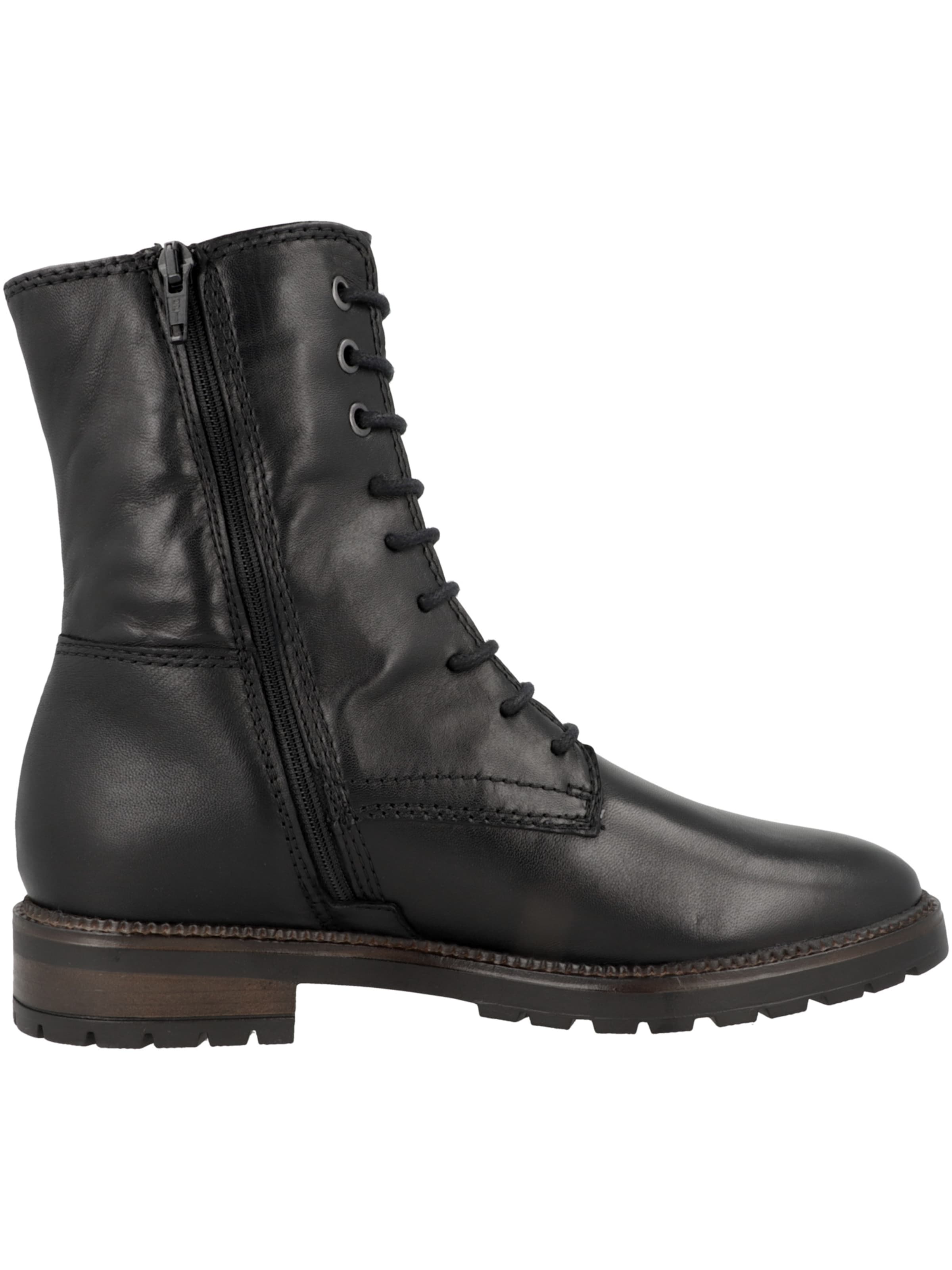 Stivaletto stringato di Tamaris in nero