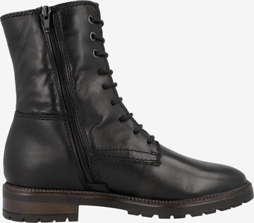 TAMARIS Lace-Up Ankle Boots in Black