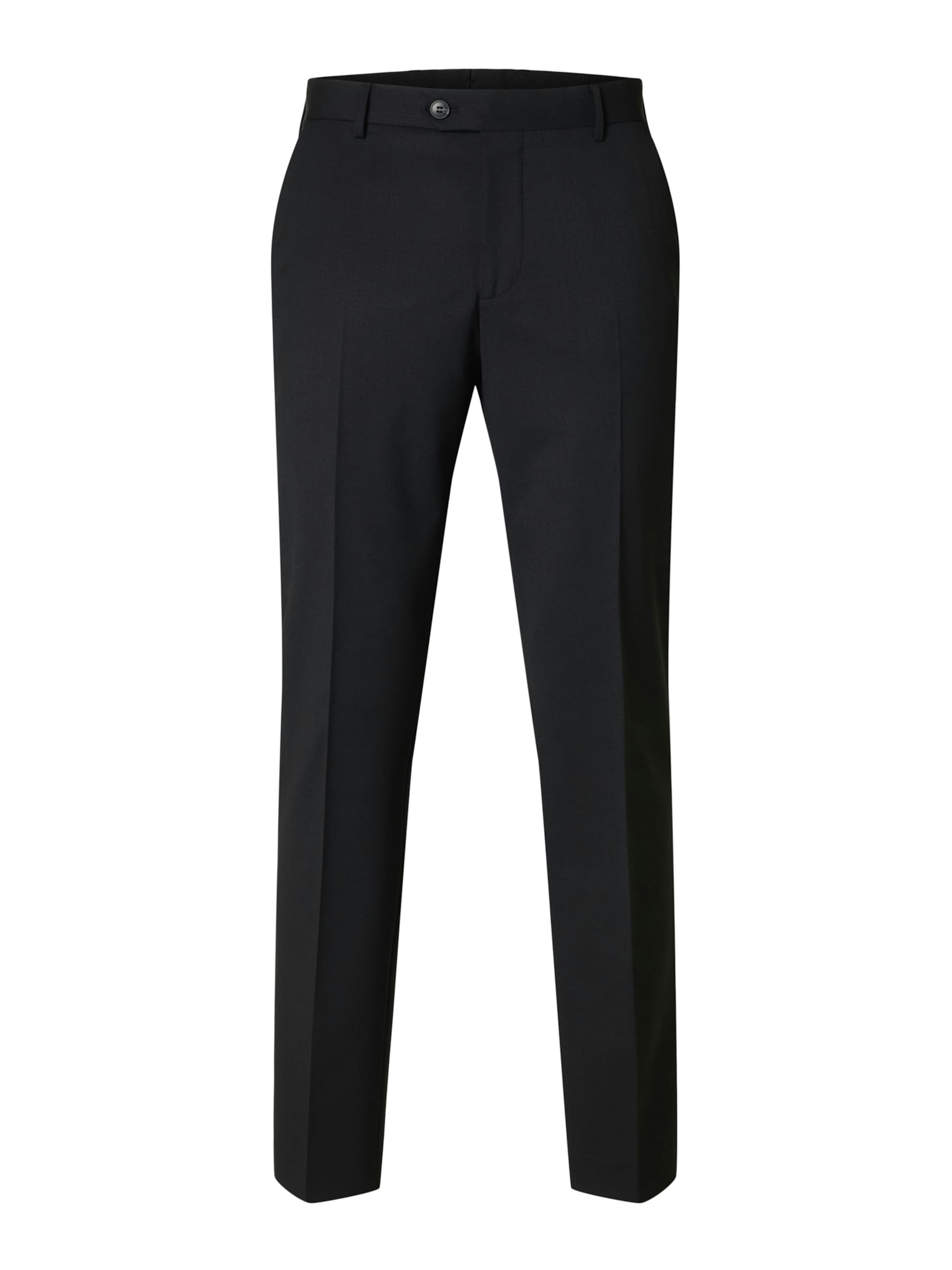 melns SELECTED Piegulošs Buktētas bikses 'SLH-THEO': no priekšpuses