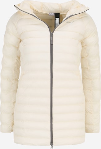 PUMA Sports jacket 'PackLite' in Beige: front