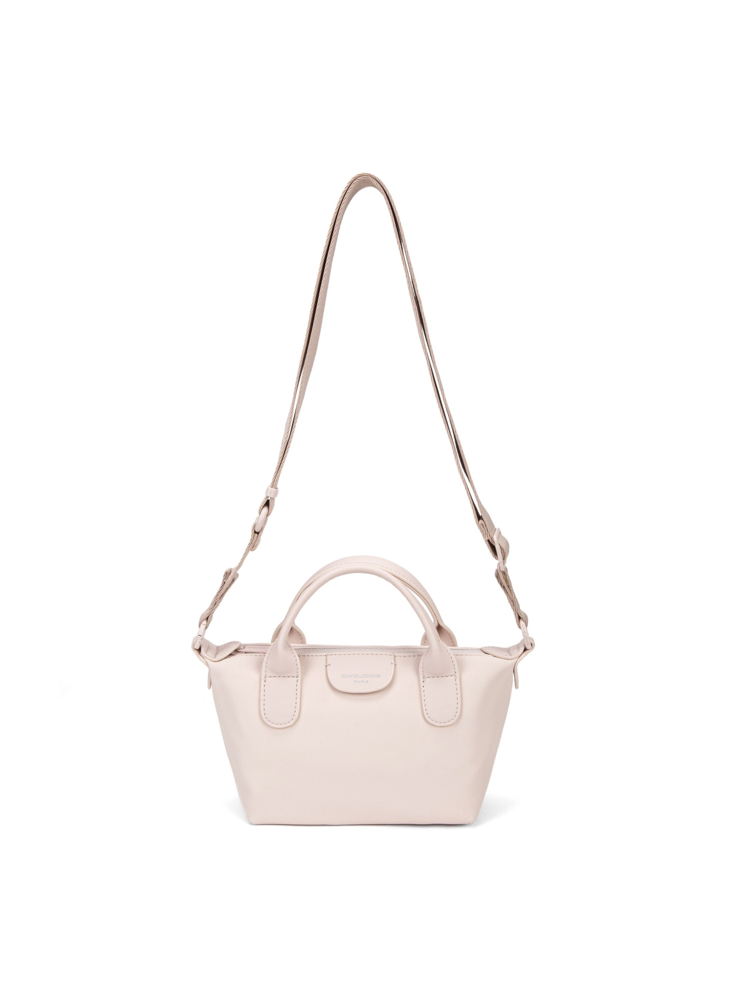 Borsa a mano 'Mini Borsa a Mano David Jones Doppi Manici Zip' di David Jones in rosa