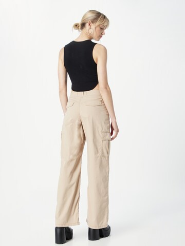 HOLLISTER Wide leg Cargo Pants in Beige