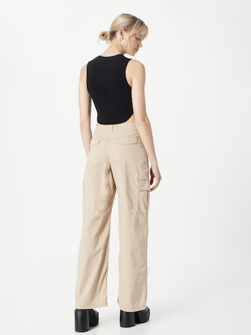 HOLLISTER Wide leg Cargobyxa i beige