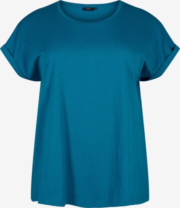 Zizzi Футболка 'MKATJA' в Синий: спереди