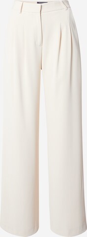 FRENCH CONNECTION Zvonové kalhoty Kalhoty se sklady v pase 'HARRY' – béžová: přední strana
