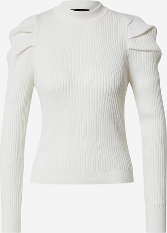 PIECES Sweater 'Nika' in White: front