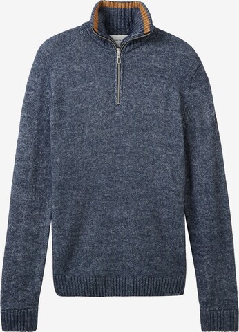 TOM TAILOR Sweater in Blue: front