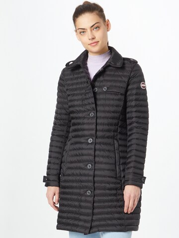 Colmar Between-Seasons Coat in Black: front