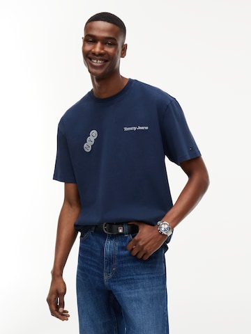 Tommy Jeans T-shirt i blå