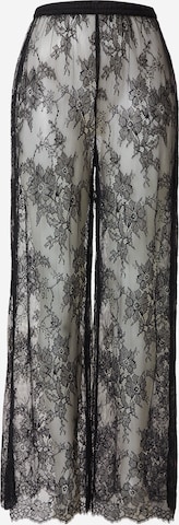 HunkemöllerPidžama hlače 'Cecilia' - crna boja: prednji dio