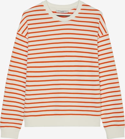 Marc O'Polo DENIM Sweatshirt i mørkeorange / hvid, Produktvisning