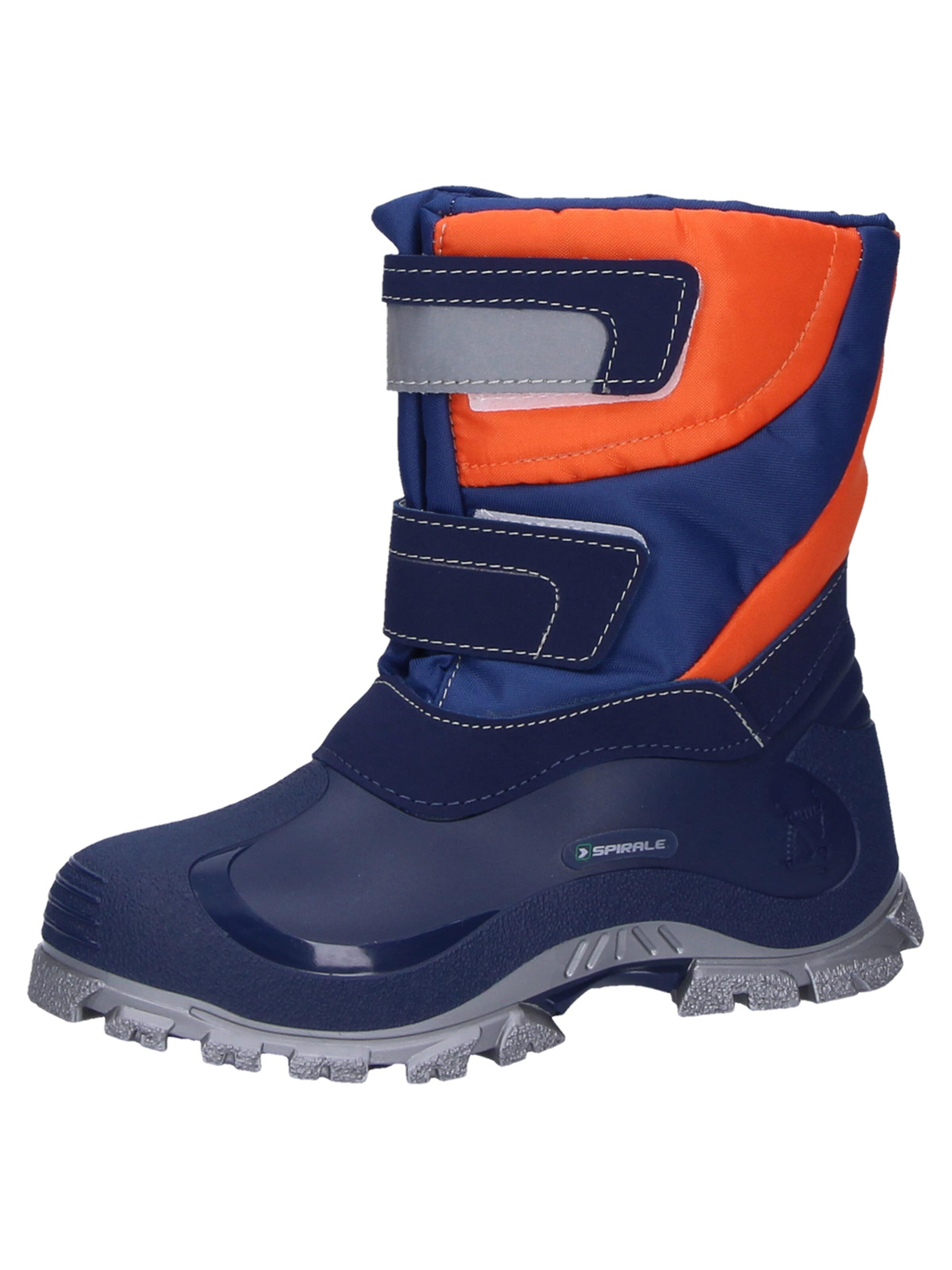 Spirale Snow Boots 'Kinder-Winterstiefel Simon gefüttert in orange/blau' in Blue: front