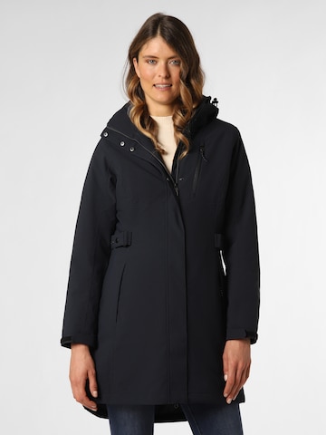 Marie Lund Raincoat in Blue: front