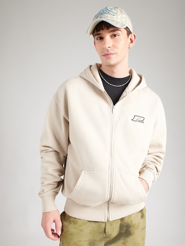 Pegador Sweatjacka 'Fox' i beige: framsida