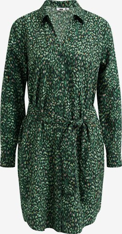 WE Fashion Shirt dress in Green: front