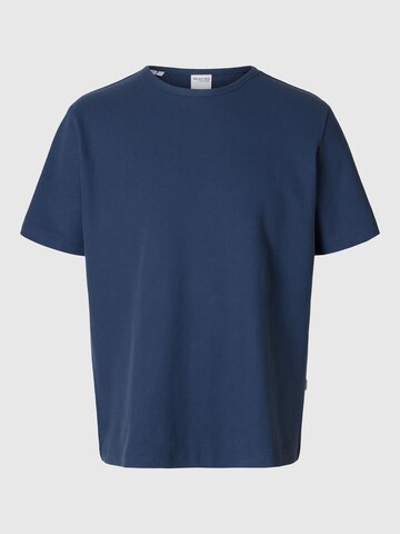 T-Shirt SELECTED en bleu