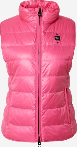 Gilet Blauer.USA en rose : devant