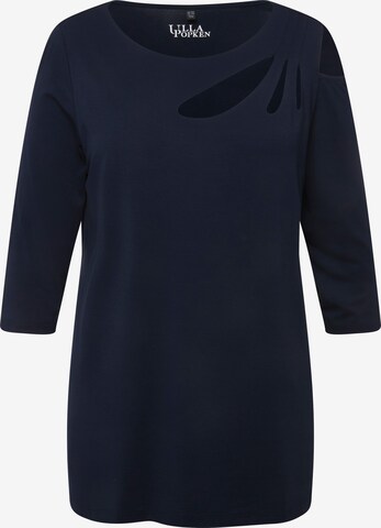 Ulla Popken Shirt in Blauw: voorkant