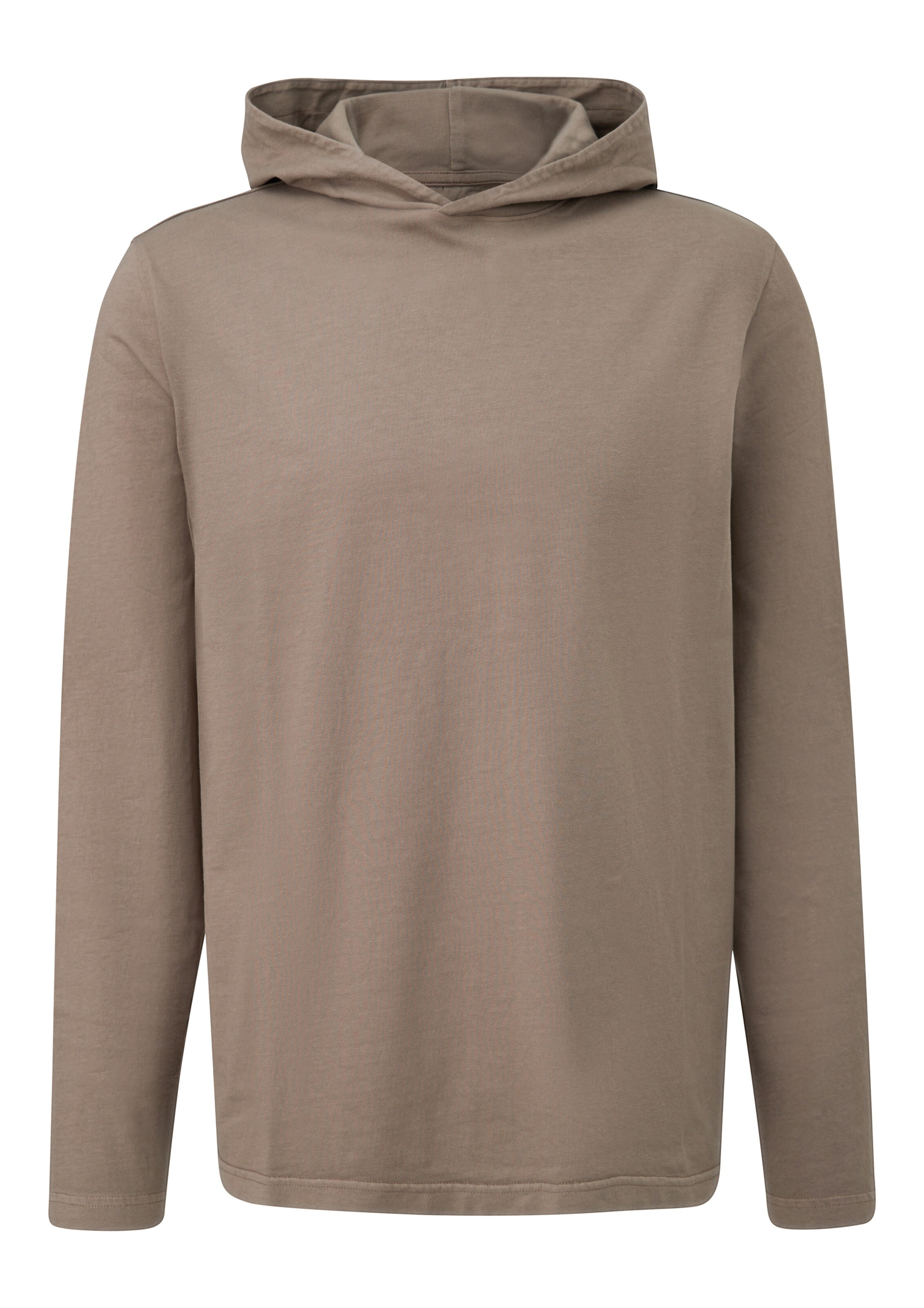 T-Shirt QS en marron : devant