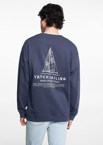 MANGO TEEN Sweatshirt 'Yatch' in Blau