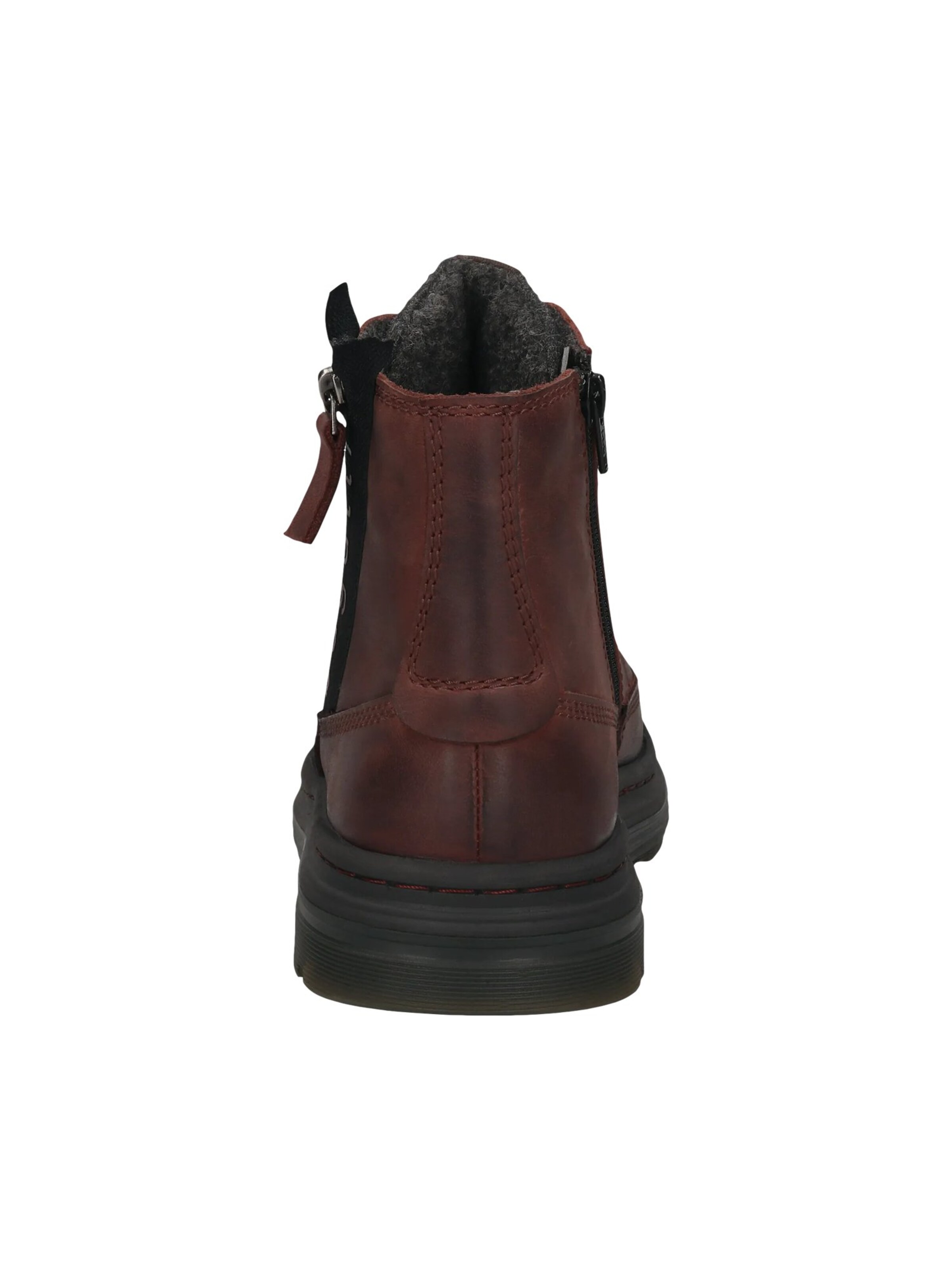 Bottes à lacets bugatti en rouge