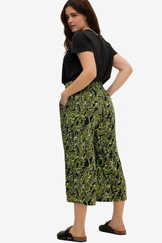 Studio Untold Wide leg Broek in Groen