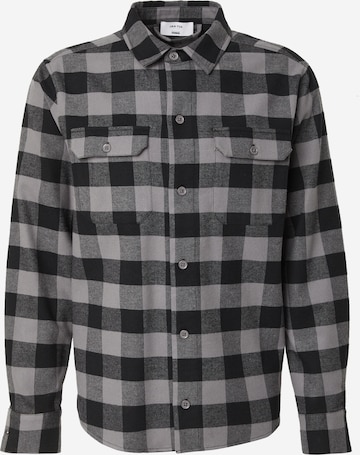 Camicia 'Efe' di DAN FOX APPAREL in grigio: frontale