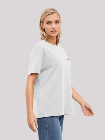T-shirt 'Beach Please' F4NT4STIC en blanc