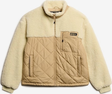 Veste d’hiver Superdry en beige : devant