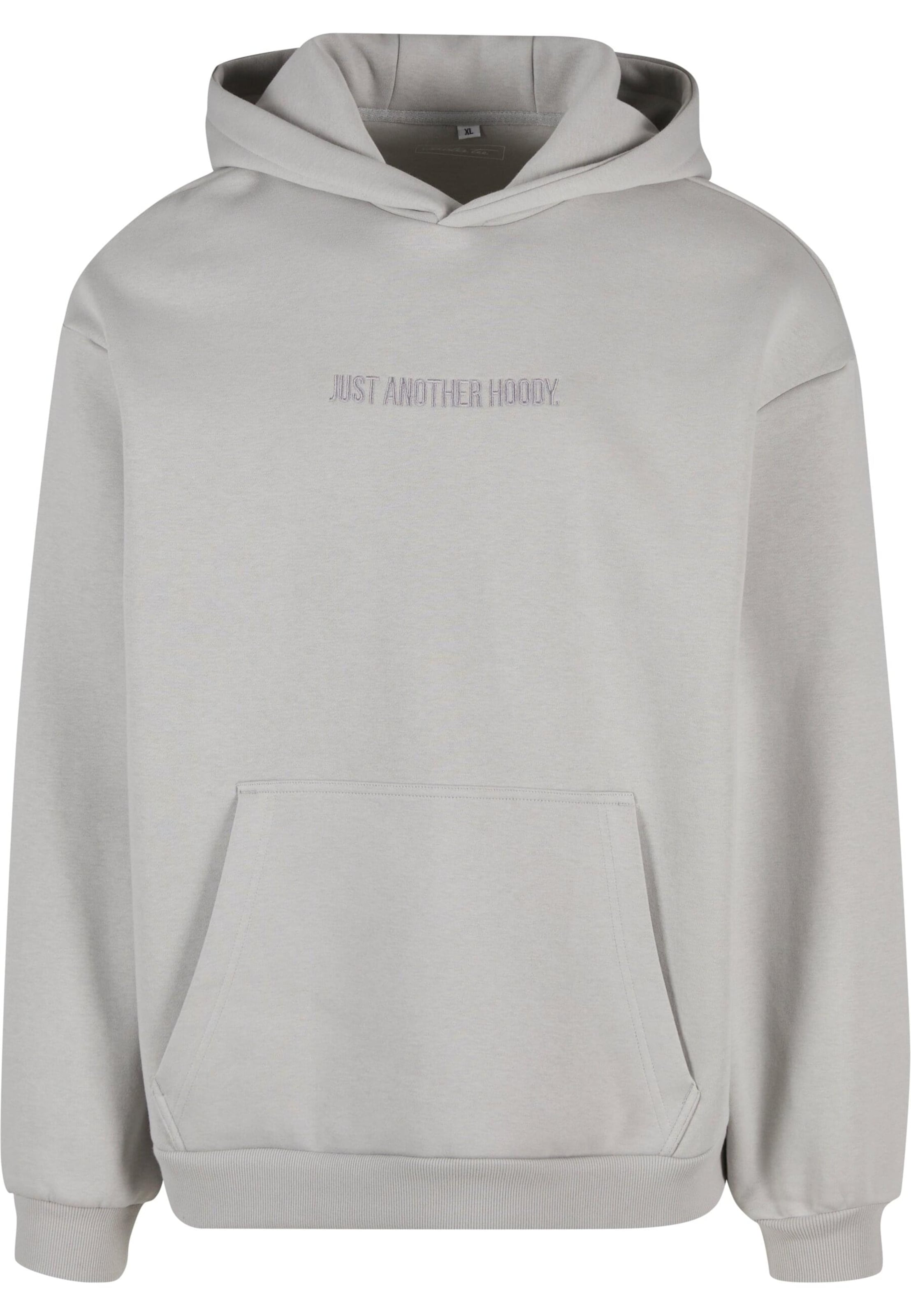 Miss Tee - Sweatshirt 'Just Another' em cinzento: frente