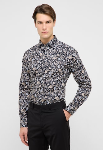 ETERNA Slim Fit Hemd in Blau: Vorderseite