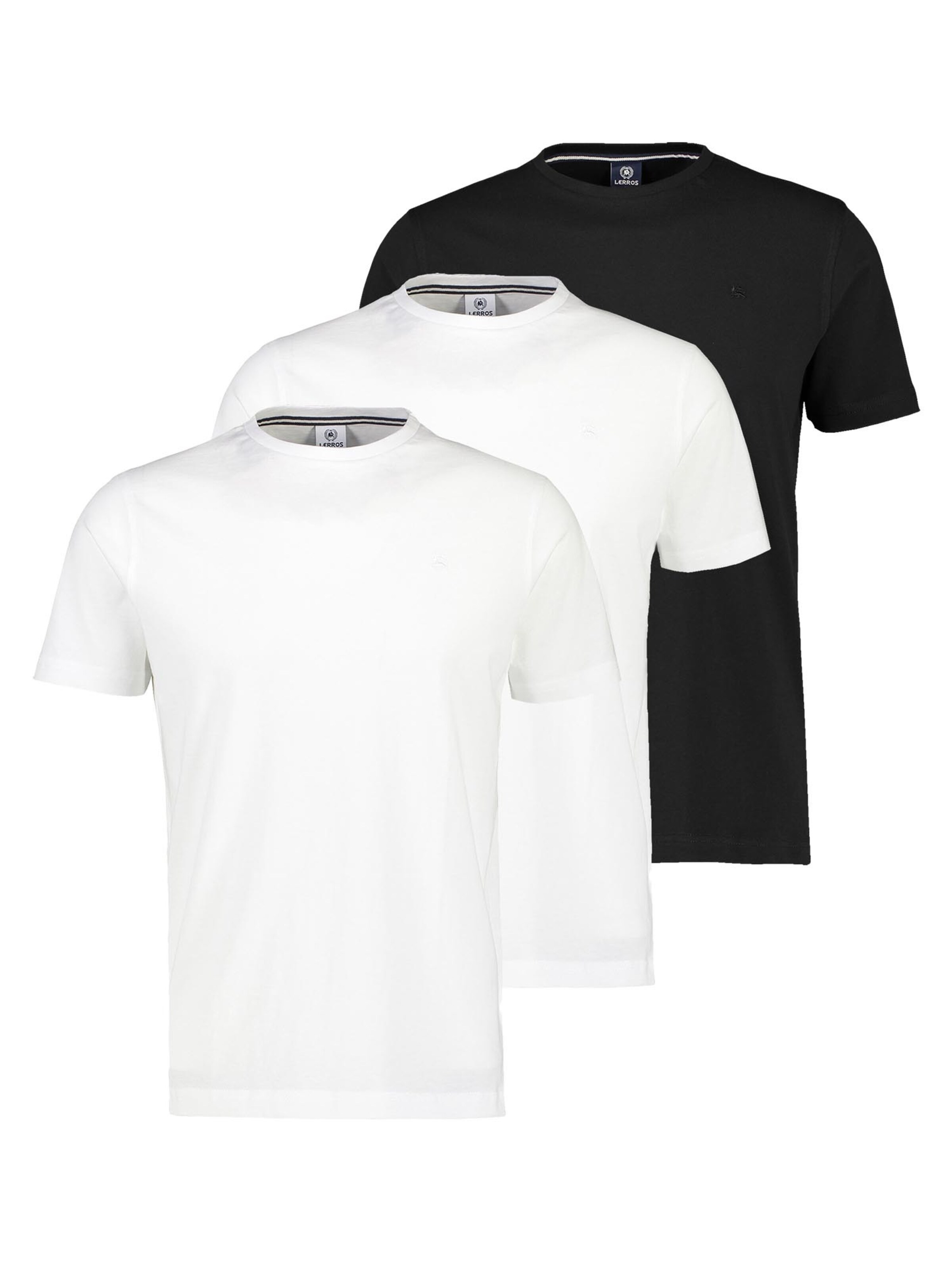LERROS Shirt 'Basic'‌‌‌‌‌‌‌‌ in Schwarz: Vorderseite