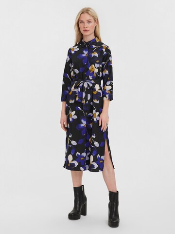 VERO MODA Blusenkleid in Blau