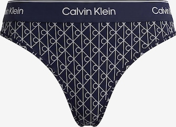 Calvin Klein String in Blue: front
