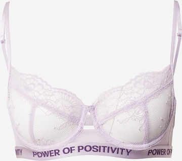 Hunkemöller T-shirt Bra 'Honey' in Purple: front