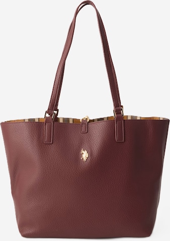 U.S. POLO ASSN. Nákupní taška 'ROGERSVILLE' – červená: přední strana