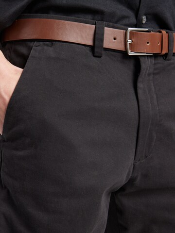 JACK & JONES Regularen Chino hlače 'JPSTMARCO FRANCO' | črna barva