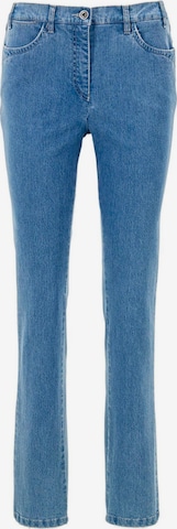 Goldner Slimfit Jeans 'Anna' in Blau: Vorderseite