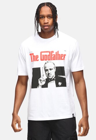Recovered Shirt 'The Godfather Close Up Relaxed' in White: front