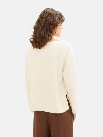 Pull-over TOM TAILOR en beige